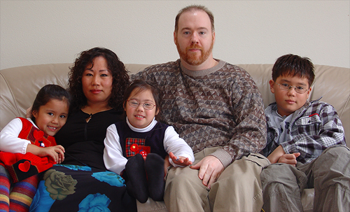 Stanek family photo, circa 2004